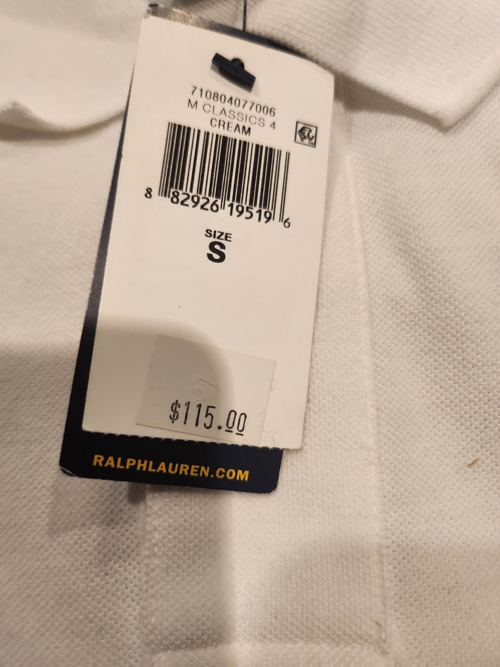 Polo by Ralph Lauren White Polo with Green Pony - Picture 2 of 2
